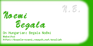 noemi begala business card
